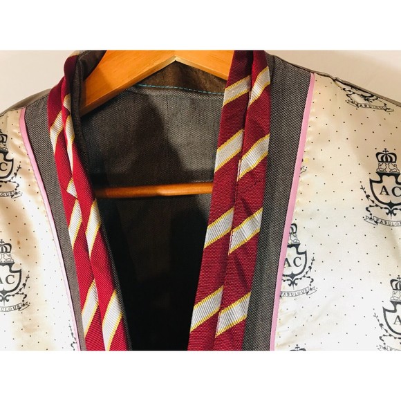 American Chang 3 Button Funky Men's Blazer Size L Steampunk Eccentric Grandpa - Picture 12 of 16